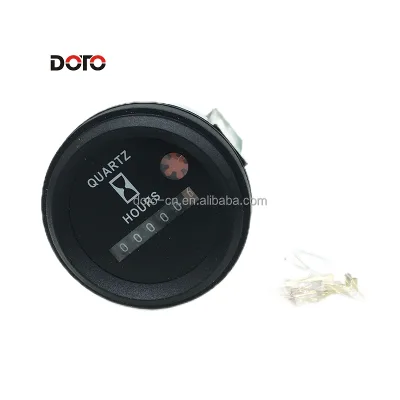 LY-748 Hour Meter, 52mm Square LCD Counter, DC12-36V AC12-36V, IP65 Waterproof for Industrial Machinery
