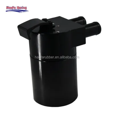 HAOFA Oil Catch Can for BMW Oil Catch Aluminum Racing Oil Baffled Catch Dual Cylinder Air Separator Reservoir Kit
