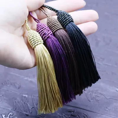 Traditional Chinese Multicolor Long Fringe Tassel for Living Room Bedroom Window Textile Decor