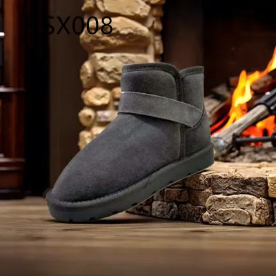 LXG,real Cashmere Warm Fashion Grey Cotton Women Winter Boots Short Tube Super Non-slip Lady Snow Boots in Arctic HSX008
