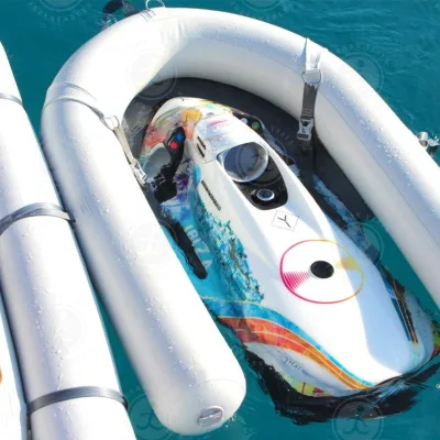 Inflatable Hydrofoil Dock Platform for Motor Boats & Jet Skis Durable PVC Material CE Certified Customizable Size & Color