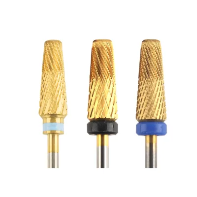 Golden Cross Cut Tools Nails Manicure Nail Accessories Drill Bits