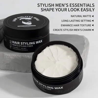 Private Label Strong Hold Edge Control Hair Styling Wax Gel Hair Fashion Wax