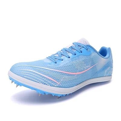 Hot Selling Lightweight Comfortable Sprint Track Shoes for Men Women Rubber Insole Outdoor Nail Running Sport Shoes Spikes