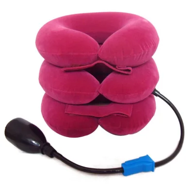 Wholesale Healthcare Portable Neck Pain Relief Inflatable Cervical Neck Traction Support Collar Pillow air Neck Support