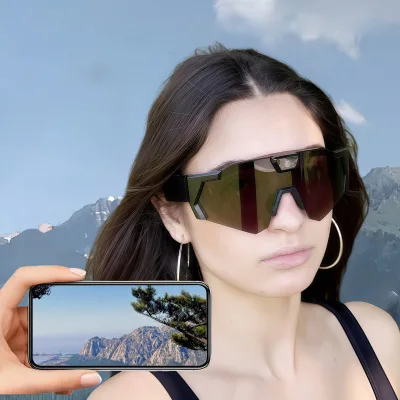 Cool Small Wide Angle Sport Hands Free 1080P Video Camera with Sunglasses