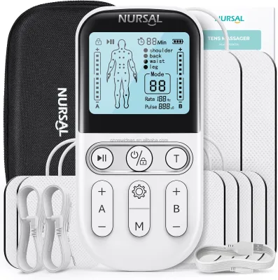 Dual Channels Tens Unit Electronic Personal Physiotherapy Pulse Massager