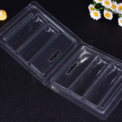 Custom Transparent PP PVC Clamshell Blister Packaging Foldable Plastic Display Box for Retail Products