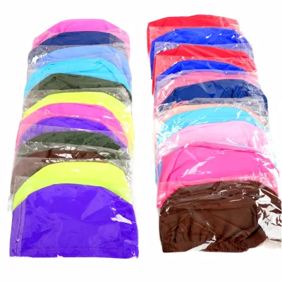 Soft Nylon Swim Cap for Women & Men- Non-Slip Secure Fit