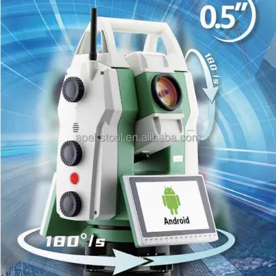 Robotic Total Station 5800mAh Battery ATR Auto Targeting 5000M Prism Range 4G Foif Rs10 Total Station