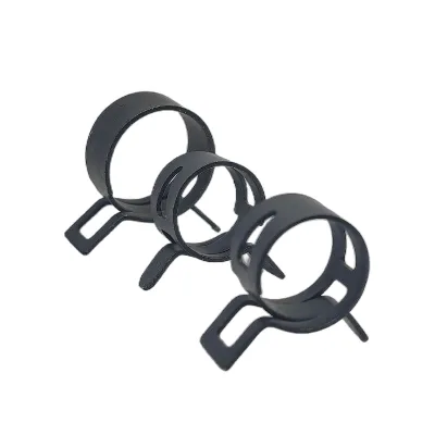 OEM Manufacturer Customized Stainless Steel 65Mn Inch Galvanized Stamping Parts Hose Clamp Adjustable Steel Band Spring Hose