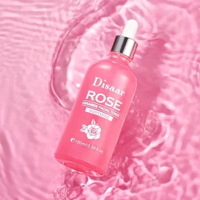 Disaar Private Label OEM Rose & Ceramide Soothing Facial Toner Help Whitening and Moisturizing Pore Refining Delicate Skin