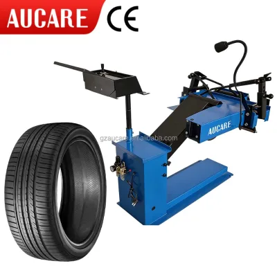 Lifting Pneumatic Tire Spreader with 350mm Max Enlargement and Tool Tray for Truck Tire Shop