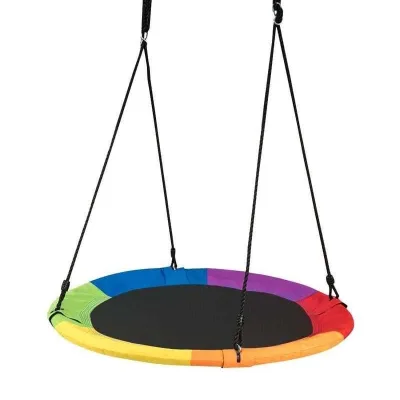 High Tensile Adjustable Braided Ropes Heavy Duty Multi Child Saucer Tree Swing