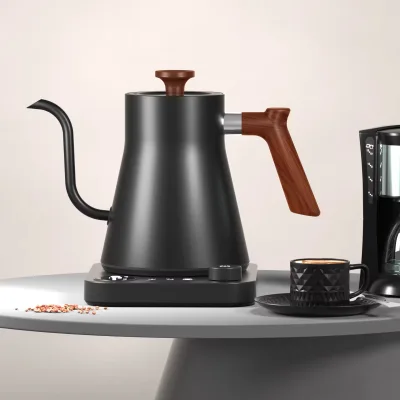 Stainless Steel 1.0L Insulated Smart Constant Temperature Electric Kettle Coffee Pot Accessories Gooseneck Design Kettle