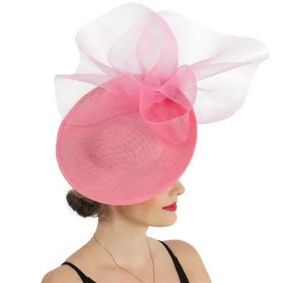 Vintage Horse Racing Festival Hair Accessories England Ladies Elegant Wedding Hat Fashion Hats and Fascinators for Women