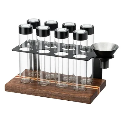 Magnetic Test Tube Rack One Way Air Release Valve Coffee Tool Coffee Storage Rack Coffee Bean Sealed Jar