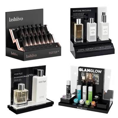 Acrylic Mall Display Rack, Cosmetics Display Rack, 3C Watch Headphone Display Rack, Customized Desktop Acrylic Display Rack
