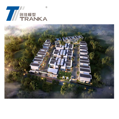 3D Max Architecture Aerial Rendering for Buildings
