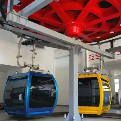 Outdoor Chairlift T-Bar Ropeway Equipment for Ski Areas Slopes Winter Recreation Facilities Cableway Commercial Use Steel
