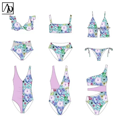 Custom Women Plus Size Swimwear Beachwear Swimsuit Luxury Thong Micro String Bikini Set Sexy Swimming Suit Designer Fabric 99999