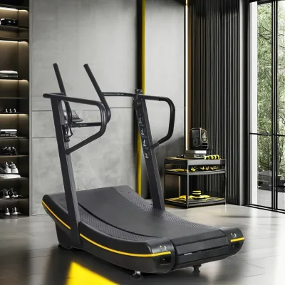 New Design Self-Generating Fitness Curve Treadmill Plastic Manual Gym Equipment with LCD Display for Home Use