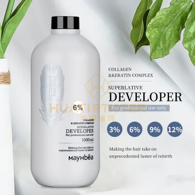 Huati Sifuli Maymbea Manufacturer Wholesale Hair Peroxide Cream Salon Use 3% 6% 9% 12% Hair Color Developer