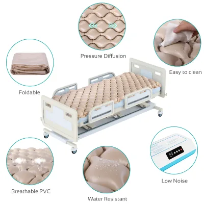 Premium Waterproof Inflatable Air Bed Custom Static Mode Bubble Cushion Medical Anti-Pressure Sore Mattress