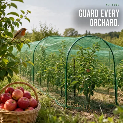 Supplier UV Resistant Nylon Green Bird Nettings for Greenhouse Plant Protection Competitive Netting Price Agriculture