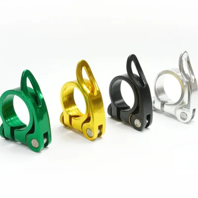OEM H-01 Quick Release Seatpost Clamp 6061 Alloy Custom Anodized Colors 28.6-34.9mm for All Bikes
