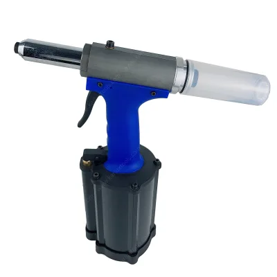 Pneumatic Rivet Gun Hydraulic Air Riveter 4.8-6.4mm Capacity with Nose Pieces Used in Decoration, Automotive