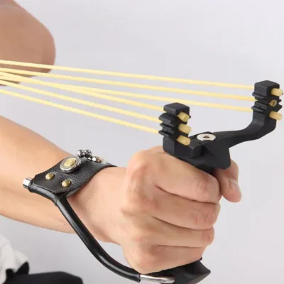 China New Slingshot High-Power Laser Slingshot Hunting Slingshot Professional Competitive Game Package