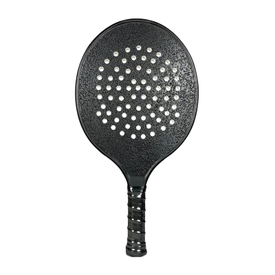 YEDO Custom EVA Core Padel Tennis Racket Round Shape Perforated Surface Carbon Padel Racket for Beginner Player