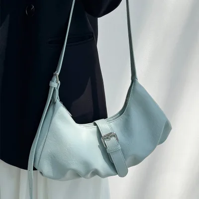 2026 New Korean Niche Minimalist Shoulder BagTexture Commute-Friendly Versatile Dumpling-Style Sacs a Main Pour Femmes