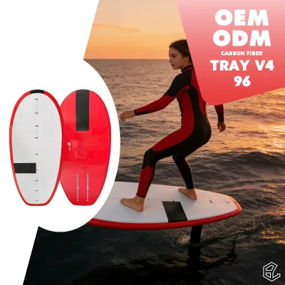 Swiss Lake Pumpfoil Board AXIS Tray V4 96 Carbon Foil Board Compact Dock Start Wake Foiling Lightweight Performance