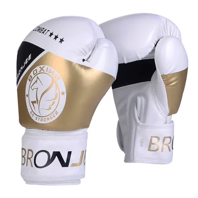 Professional Adults Boxing Gloves PU Leather Boxe Mitts Sanda Kids Fighting Gloves