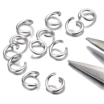 Stainless Steel Open Closed Jump Rings DIY Jewelry Findings Bracelet Necklace Connectors 47 Sizes Available Stock Wholesale Made