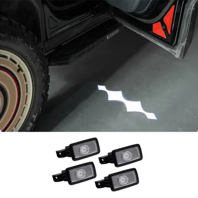 Fit for Denza B5 Door Welcome Light, Wireless Induction Projector Light, No Drilling Courtesy Step Light, Ambience