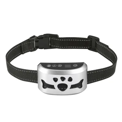 Rechargeable Anti Bark Dog Training Collar with Vibration and Shock Mode for Automatic Bark Control