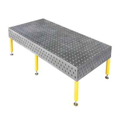 4000X2000X200mm Cast Iron 3d Welding Table Surface Hole Size Diameter 16mm/22mm/28mm