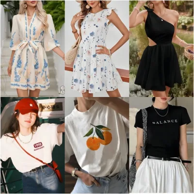 Wholesale Dress Apparel Stock Women Mixed Low Price Fashion Casual Top Swimsuit Skirts Clothes Womens Dresses