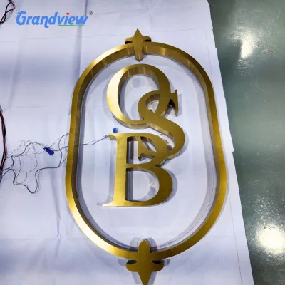 Custom Edge Lit Crystal Acrylic LED Letter Sign with Soft Side Glow Effect for Jewelry Store Office Indoor Logo Design