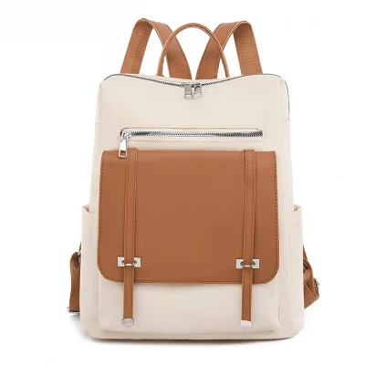 2024 Multifunctional Patchwork High Quality Anti-theft Backpack for Women Teenager Waterproof Schoolbag Travel Computer Backpack