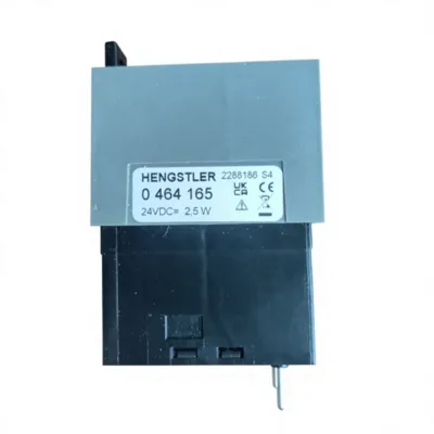 Original Germany H E n g s t l E R 0 464 165 Electromechanical Pulse Counter 6 Digit 24VDC 2.5W Manual Reset Data Cache None