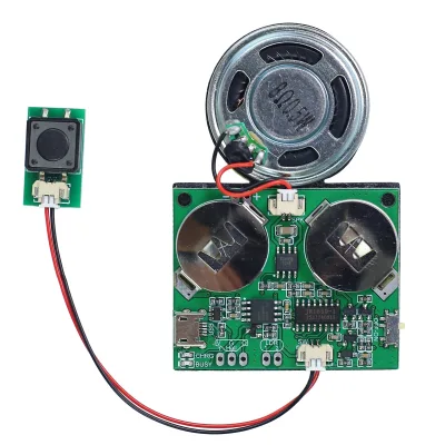 Acoustic Components Audio Module Recordable Music Box Movement Sound Record Chips for Greeting Card Audio Recording