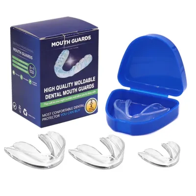 New Mouth Protector with Storage Case Anti-Grinding Mouthguard EVA Sports Mouth Guard Stop Bruxism for Teeth Clenching at Night