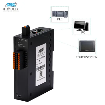 8 Channel Thermocouple Temperature Module Data Logger Ethernet Modbus TCP IO Module Din Rail in Stock