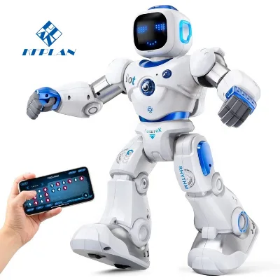 Newest Large Size Programmable Interactive APP Control Wireless Connect RC Robot With Voice Control Smart Robot Toys for Kids