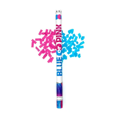 80 cm Factory Price air Compressed Gender Reveal Confetti Cannon Confetti Popper for Baby Shower