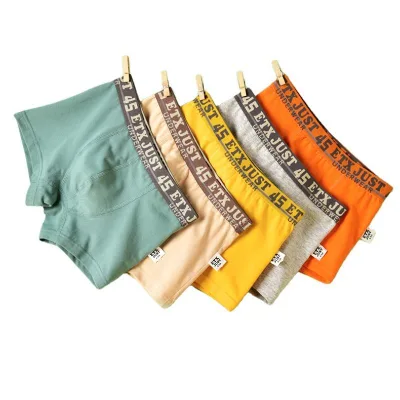 Factory Price Export Quality Soft 5-pack Kids Underwear Boys Per Pack